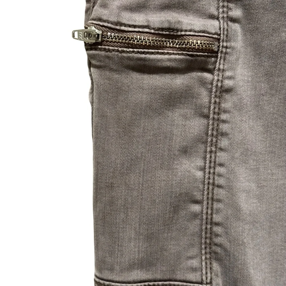 Pistola Hunter Skinny Cargo Zipper 27” Inseam Tencel Pants Women’s Size 27 Gray - Picture 5 of 9